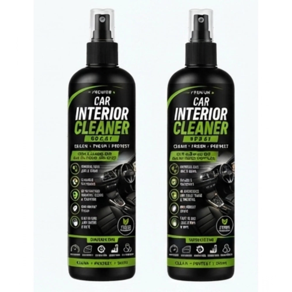 Pack of 2 Car Interior Cleaner Liquid Spray Bottles 100 ML