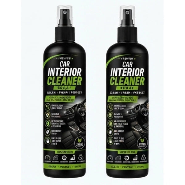 Pack of 2 Car Interior Cleaner Liquid Spray Bottles 100 ML