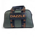 Women's Polyurethane Textured Duffle Bag with Adjustable &amp; Removable Strap (Dark Green)