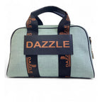 Women's Polyurethane Textured Duffle Bag with Adjustable &amp; Removable Strap (Green)
