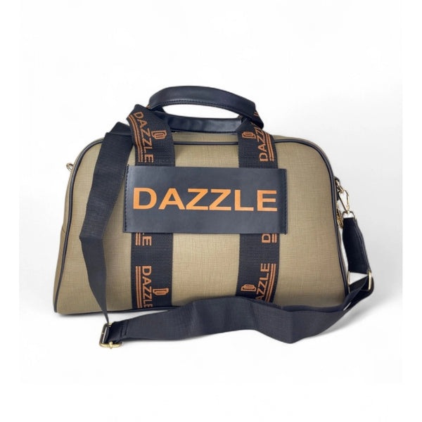 Women's Polyurethane Textured Duffle Bag with Adjustable &amp; Removable Strap (Olive Green)
