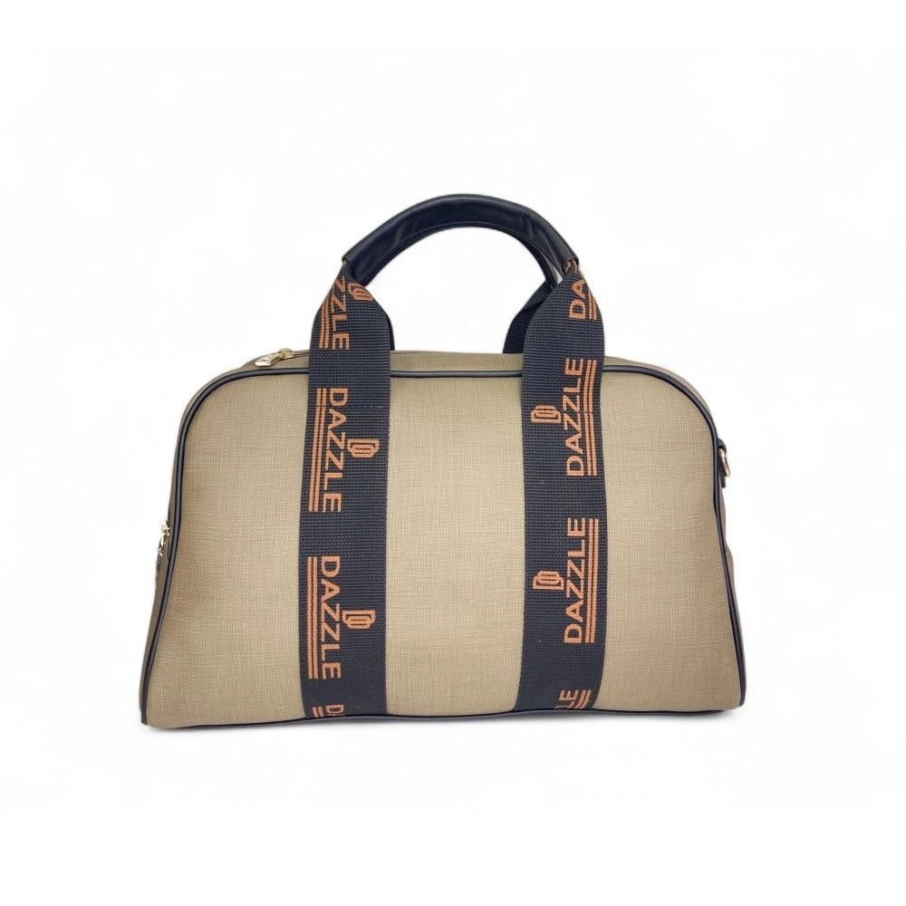 Women's Polyurethane Textured Duffle Bag with Adjustable &amp; Removable Strap (Olive Green)