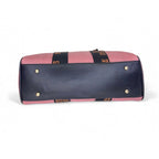 Women's Polyurethane Textured Duffle Bag with Adjustable &amp; Removable Strap (Pink)