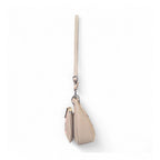 Women's Polyurethane Floral Embroidered Crossbody Sling Bag with Adjustable &amp; Removable Strap (Beige)