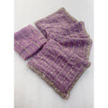 Women's Jimmy Choo Embellished Saree With Unstitched Blouse 5.5Mtr?(Lavender)