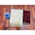 Women's Jimmy Choo Embellished Saree With Unstitched Blouse 5.5Mtr?(White)
