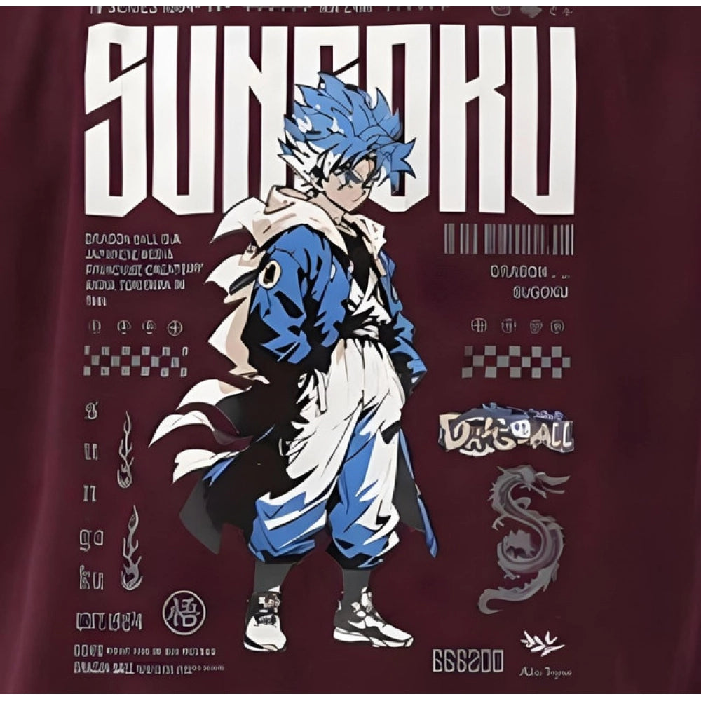 Men's Cotton Blend Printed Oversized Round Neck Half Sleeve T-Shirt (Wine)