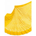 Women's Georgette Printed Saree With Unstitched Blouse 5.5Mtr (Yellow)