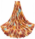 Women's Georgette Printed Saree With Unstitched Blouse 5.5Mtr (Multi)