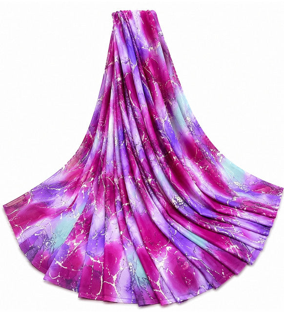 Women's Georgette Printed Saree With Unstitched Blouse 5.5Mtr (Multi)