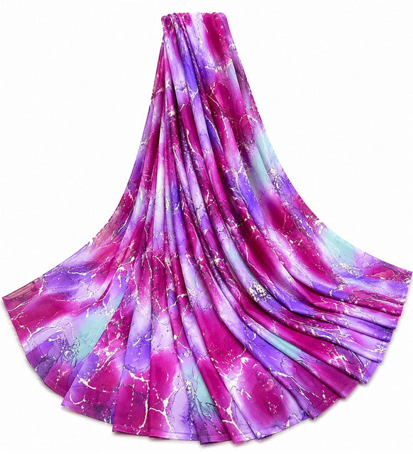 Women's Georgette Printed Saree With Unstitched Blouse 5.5Mtr (Multi)