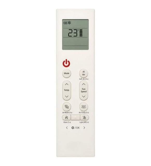 AC Remote Control Model 356B Compatible with LG AC (White)