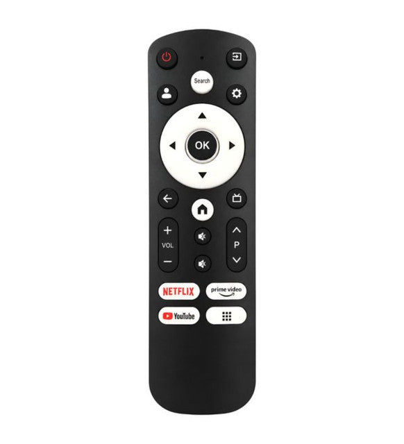 Generic TV Remote Control Model 1454 Compatible with Acer Smart TV LCD/LED, No Voice, Netflix & YouTube Buttons (Black)