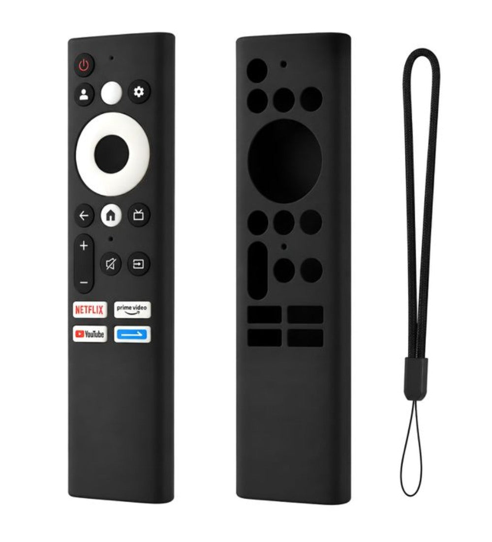 Generic Silicone Protective Cover for Sansui Smart TV Remote � Soft Silicone Case Only (Black)