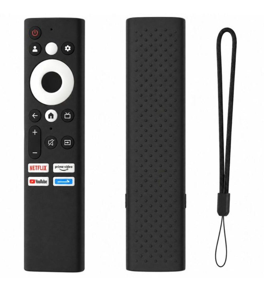 Generic Silicone Protective Cover for Skyworth Smart TV Remote � Soft Silicone Case Only (Black)