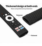 Silicone Protective Cover for Lloyd Smart TV Remote – Soft Silicone Case Only (Black)