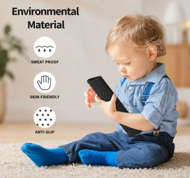 Generic Silicone Protective Cover for Skyworth Smart TV Remote � Soft Silicone Case Only (Black)