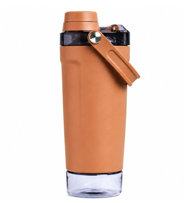 Stainless Steel Gym Water Bottle with Carry Strap (Multicolor)