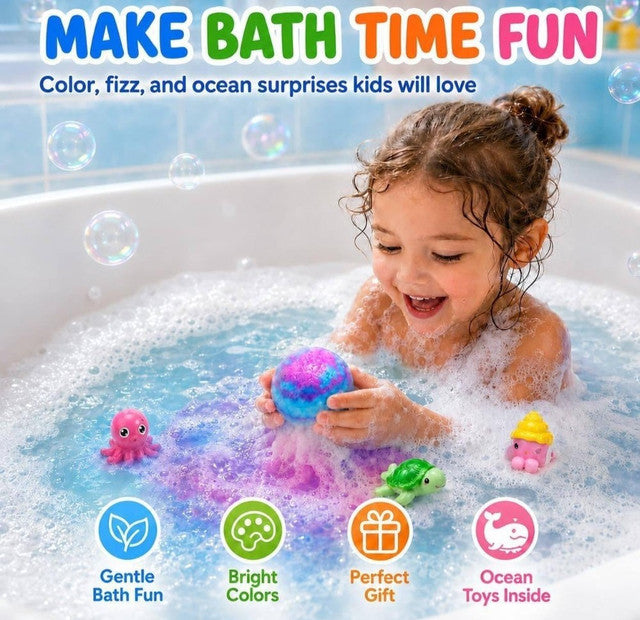 Plastic Bath Bombs (Multicolor)