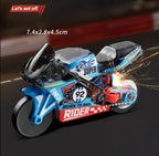 Plastic Spark Bike Key Chain (Multicolor)