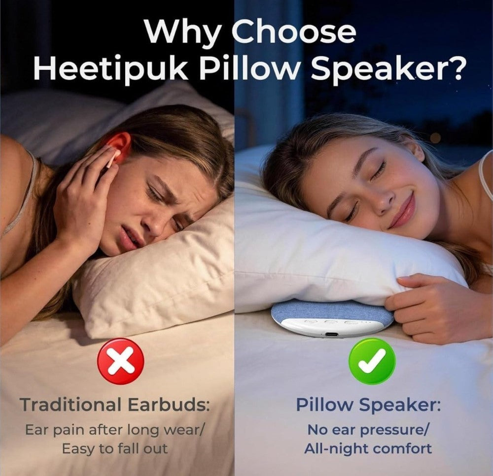 Generic Plastic Pillow Bluetooth Speaker (Blue)