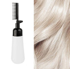 Plastic Root Comb Hair Dye Applicator Bottle (Black)
