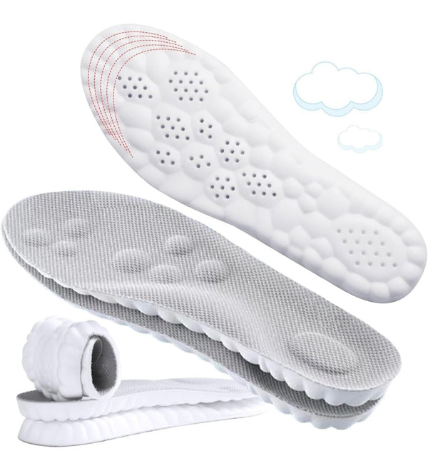 Memory Foam Memory Foam Shoe Insoles (Grey)