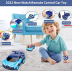 Plastic Mini RC Car Watch Toy (Blue)
