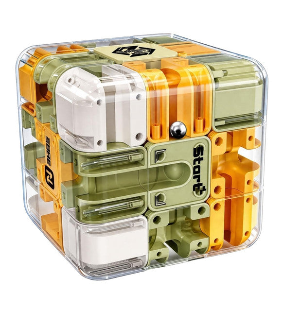 Plastic Ball Rolling Cube (Multicolor)