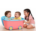 Generic Plastic 45 L Rolling Toy Storage Box� (Multicolor)