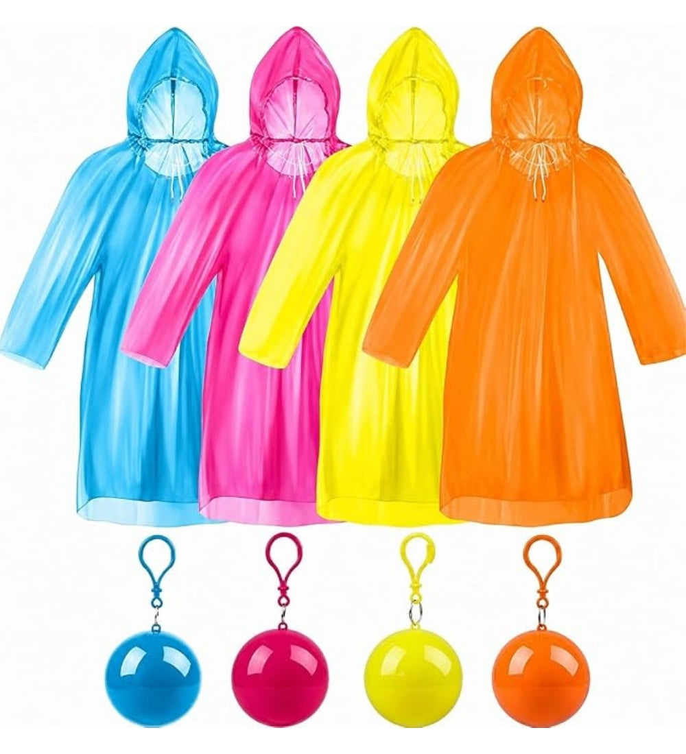 Generic Pack of 2 Plastic Raincoat Ball (Multicolor)