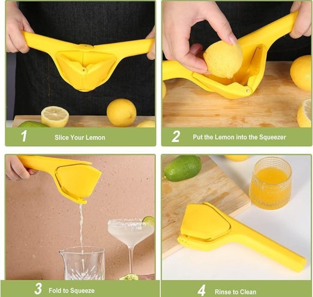 Generic Plastic Lemon Squeezer (Yellow)