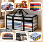 Acrylic Transparent Storage Bag with Zip & Handle (Transparent)