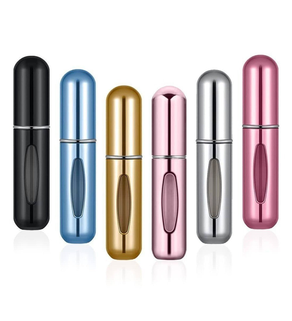 Generic Pack of 2 Aluminium Perfume Spray Bottle(Multicolor)