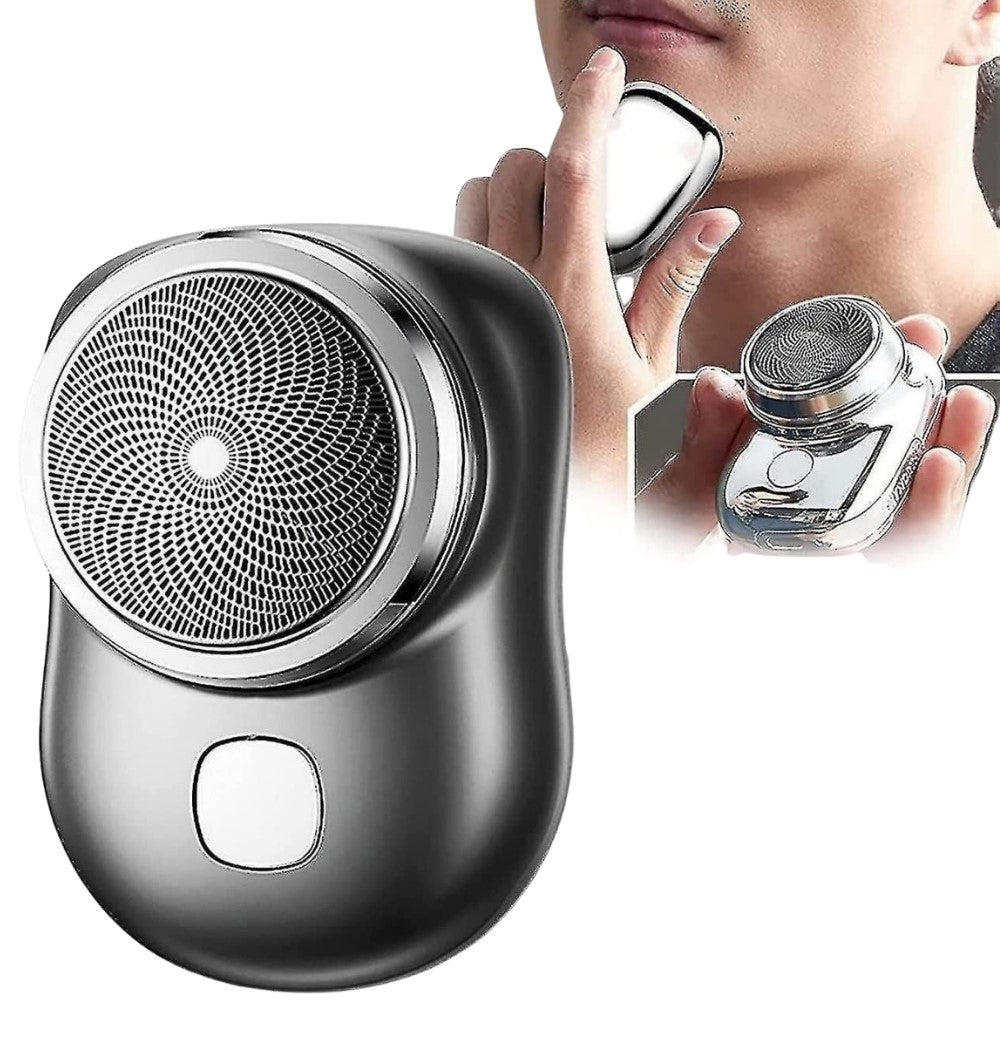 Generic Stainless Steel Mini Electric Portable Shaver For Men (Multicolor)