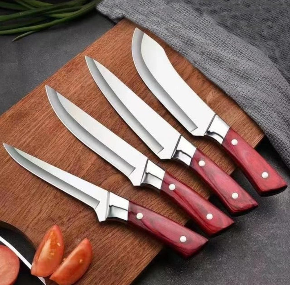 Generic Stainless Steel Chef Knife With Cover (Silver)