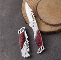 Generic Stainless Steel, Wood Knife With Wooden Handle (Silver-Brown)