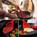Silicone 2-In-1 Kitchen Spatula (Multicolor)