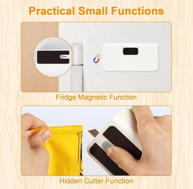Plastic Mini Magnetic Sealer (Multicolor)