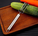 Stainless Steel 3-In-1 Vegetable Peeler (Silver)