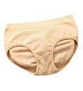 Nylon-Cotton Blend Women's Paded Panty Free Size (Beige-Black)