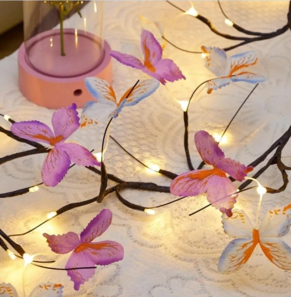 Generic Plastic Butterfly Tree Light (Multicolor)