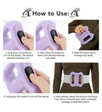 Plastic Fascial Ring Massager (Blue)