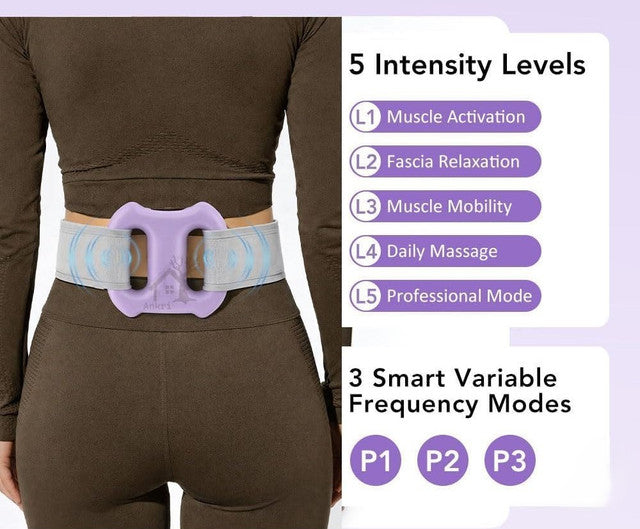 Plastic Fascial Ring Massager (Blue)
