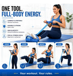 Natural Rubber Pull Reducer Training Bands (Blue)