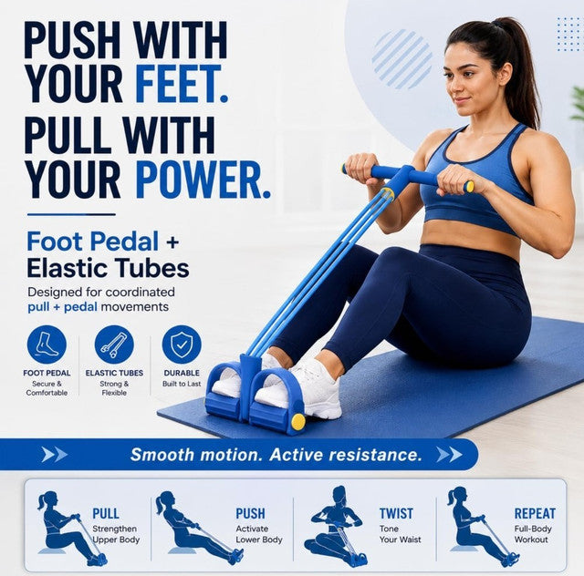 Natural Rubber Pull Reducer Training Bands (Blue)