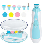Plastic Baby Nail Trimmer (White-Blue)