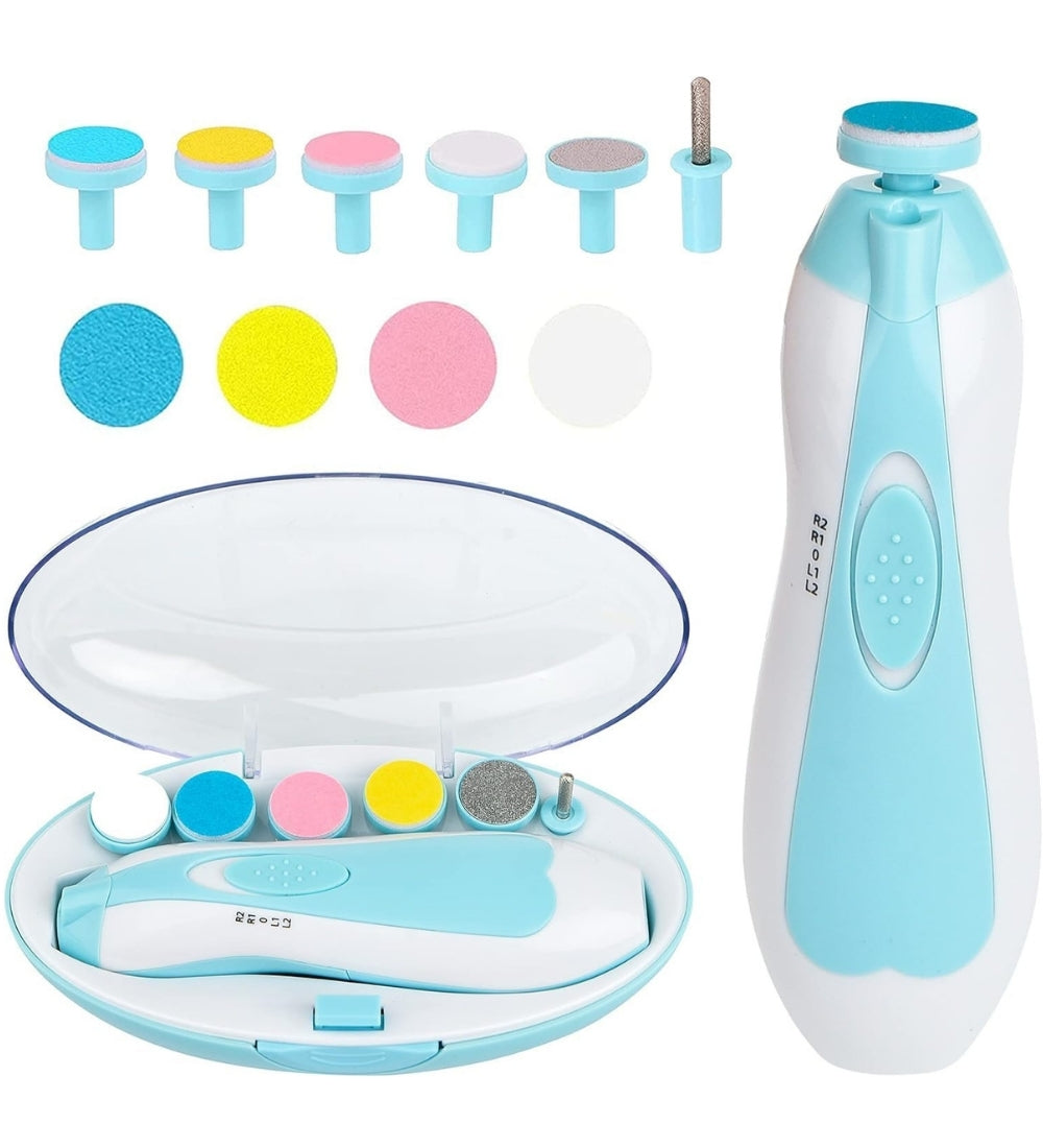 Generic Plastic Baby Nail Trimmer (White-Blue)