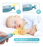 Plastic Baby Nail Trimmer (White-Blue)