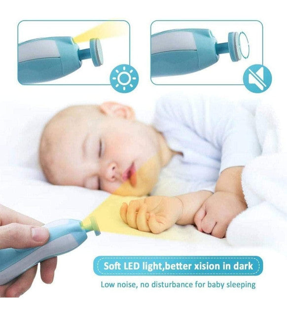 Generic Plastic Baby Nail Trimmer (White-Blue)